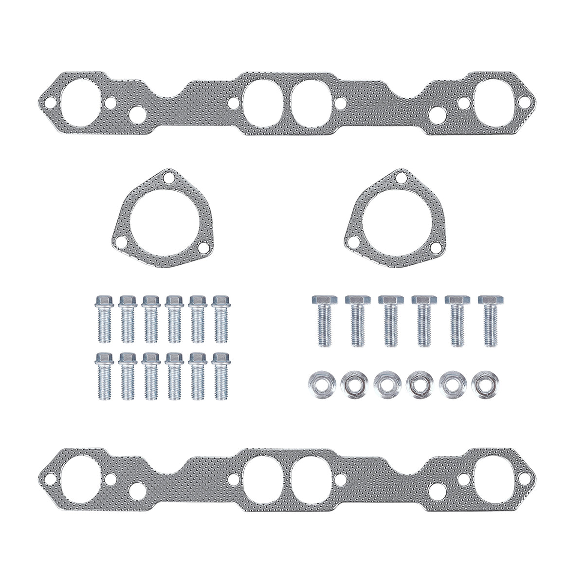 1-5/8" Ceramic Coated/Black Coated/Stainless Steel Cast Iron Long Tube Exhaust Headers - Fits 1988–1995 Chevy GMC C1500 C2500 K1500 K2500 5.0L 5.7L V8
