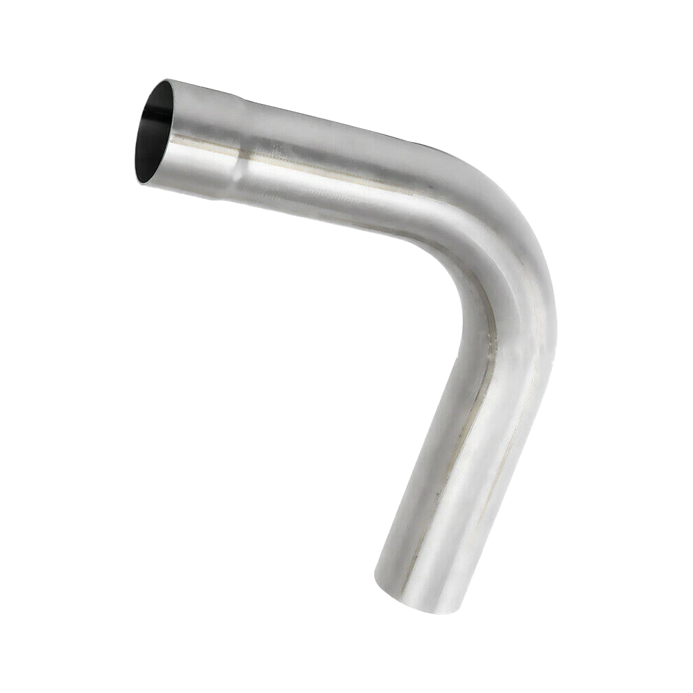 2 in 18-Gauge Stainless Steel 8-Piece Exhaust Pipe Kit - Fits Universal Custom Exhaust Fabrication