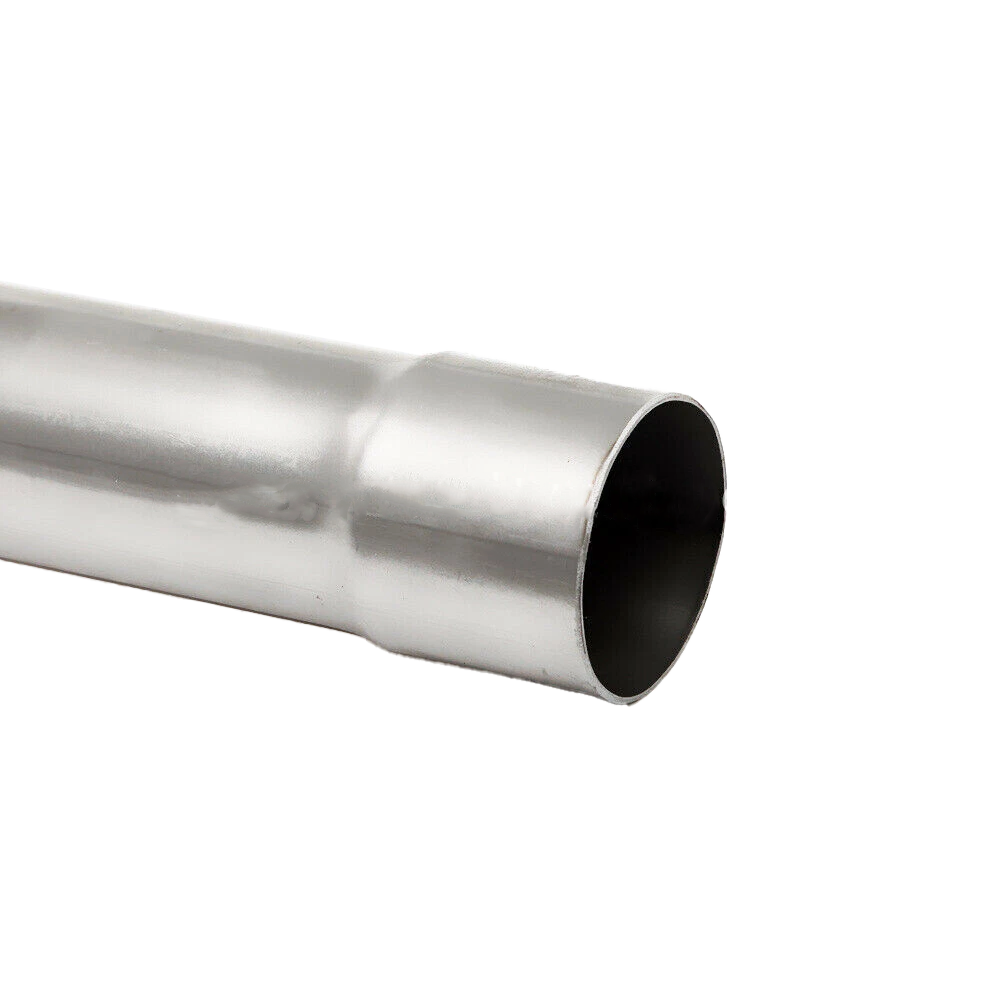 2 in 18-Gauge Stainless Steel 8-Piece Exhaust Pipe Kit - Fits Universal Custom Exhaust Fabrication