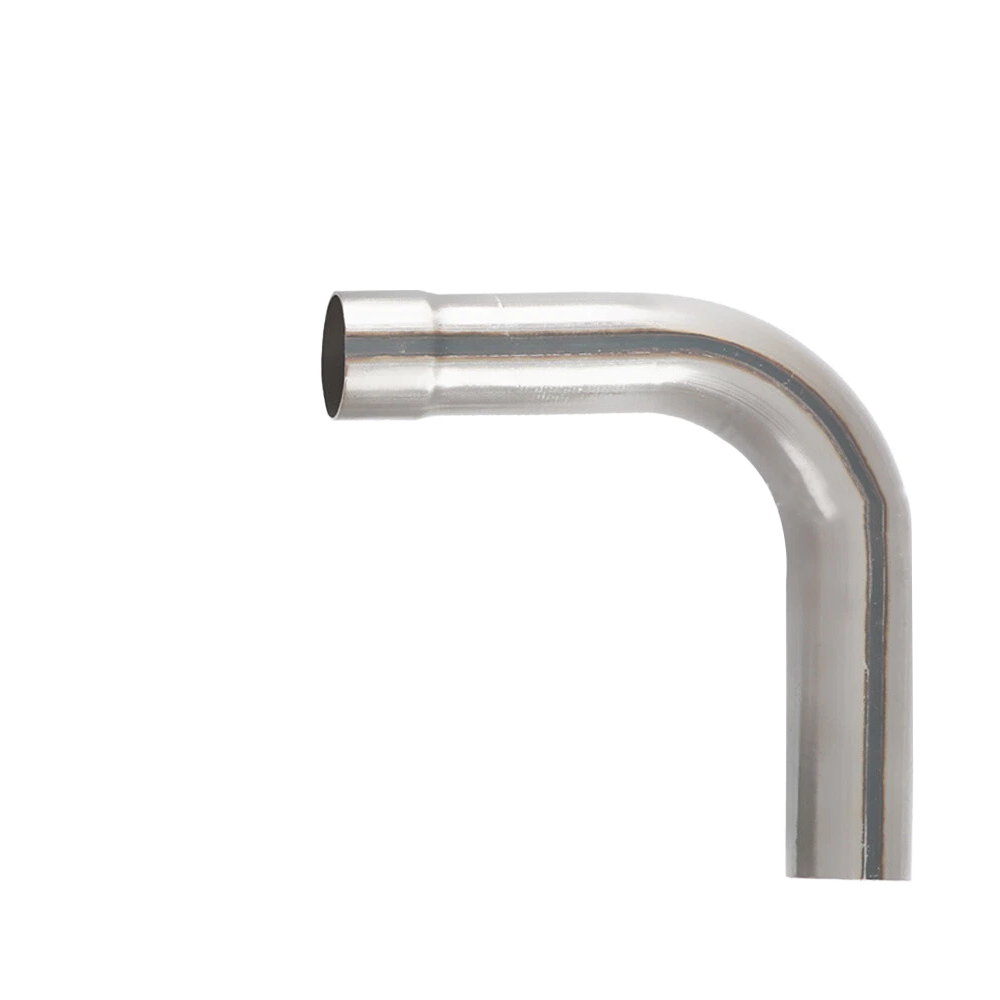 2 in 18-Gauge Stainless Steel 8-Piece Exhaust Pipe Kit - Fits Universal Custom Exhaust Fabrication