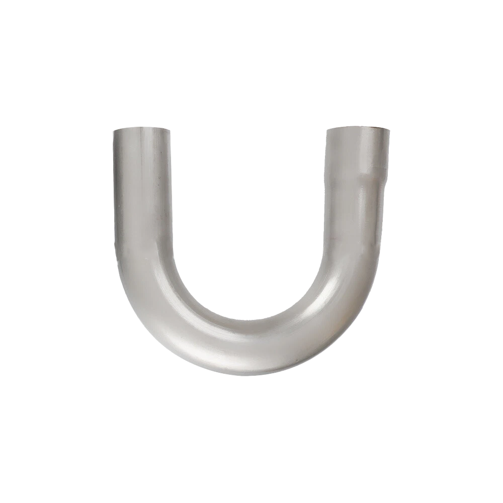 2 in 18-Gauge Stainless Steel 8-Piece Exhaust Pipe Kit - Fits Universal Custom Exhaust Fabrication