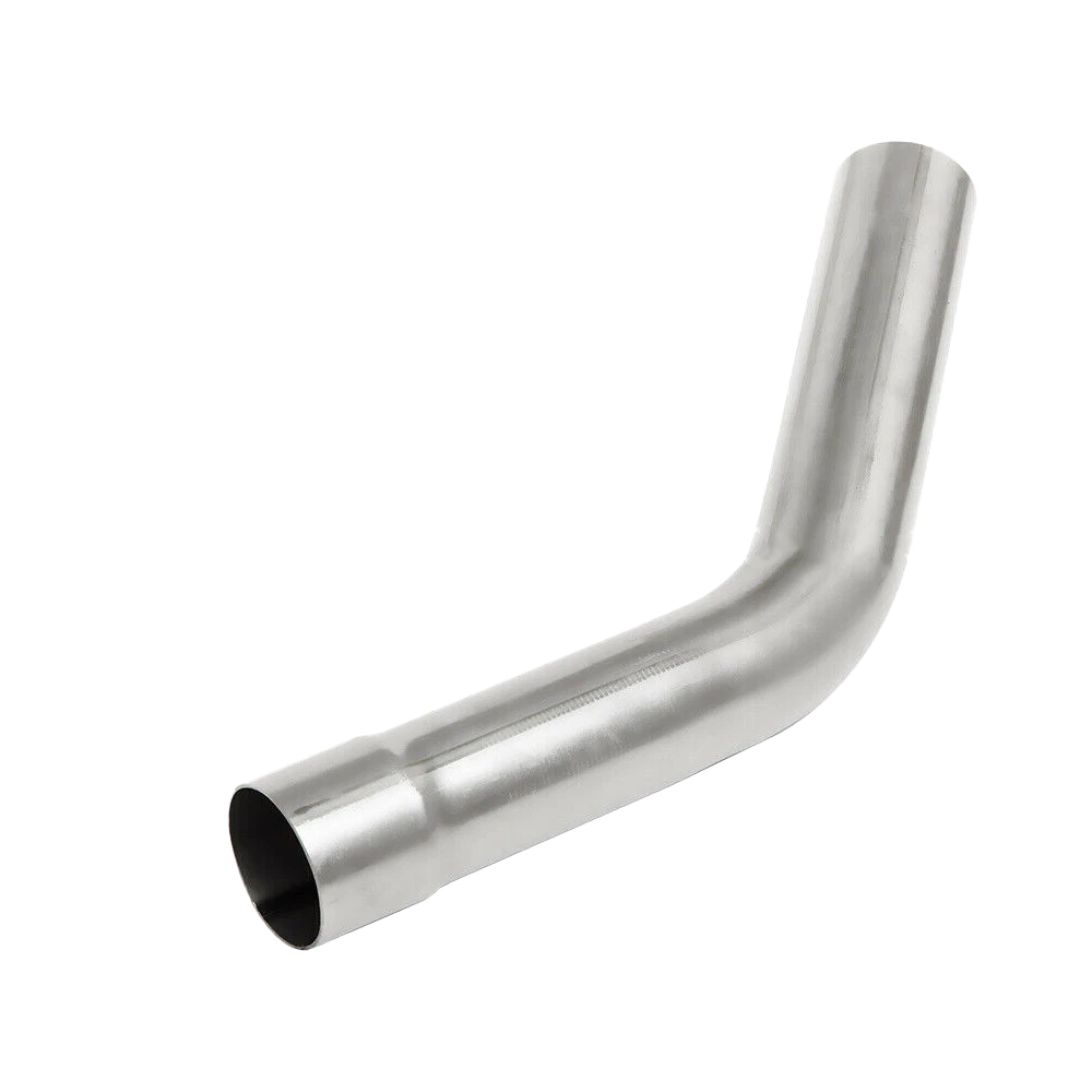 2 in 18-Gauge Stainless Steel 8-Piece Exhaust Pipe Kit - Fits Universal Custom Exhaust Fabrication