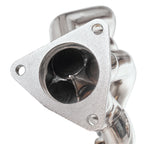 1-5/8" Polished Stainless Steel Shorty Exhaust Headers - Fits 2014–2015 Chevy GMC 5.3L 6.2L V8 Trucks and SUVs