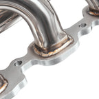1-5/8" Polished Stainless Steel Shorty Exhaust Headers - Fits 2014–2015 Chevy GMC 5.3L 6.2L V8 Trucks and SUVs