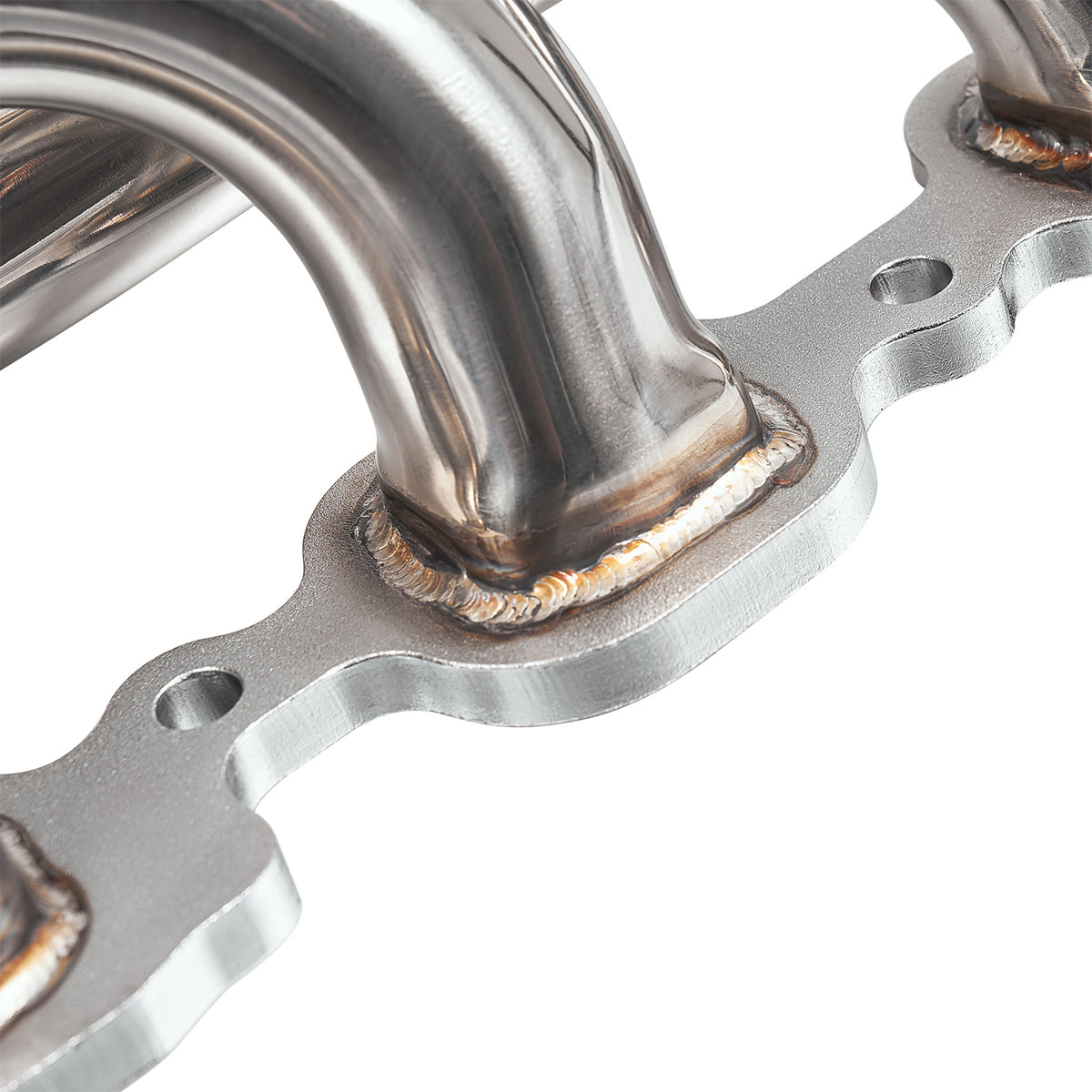 1-5/8" Polished Stainless Steel Shorty Exhaust Headers - Fits 2014–2015 Chevy GMC 5.3L 6.2L V8 Trucks and SUVs