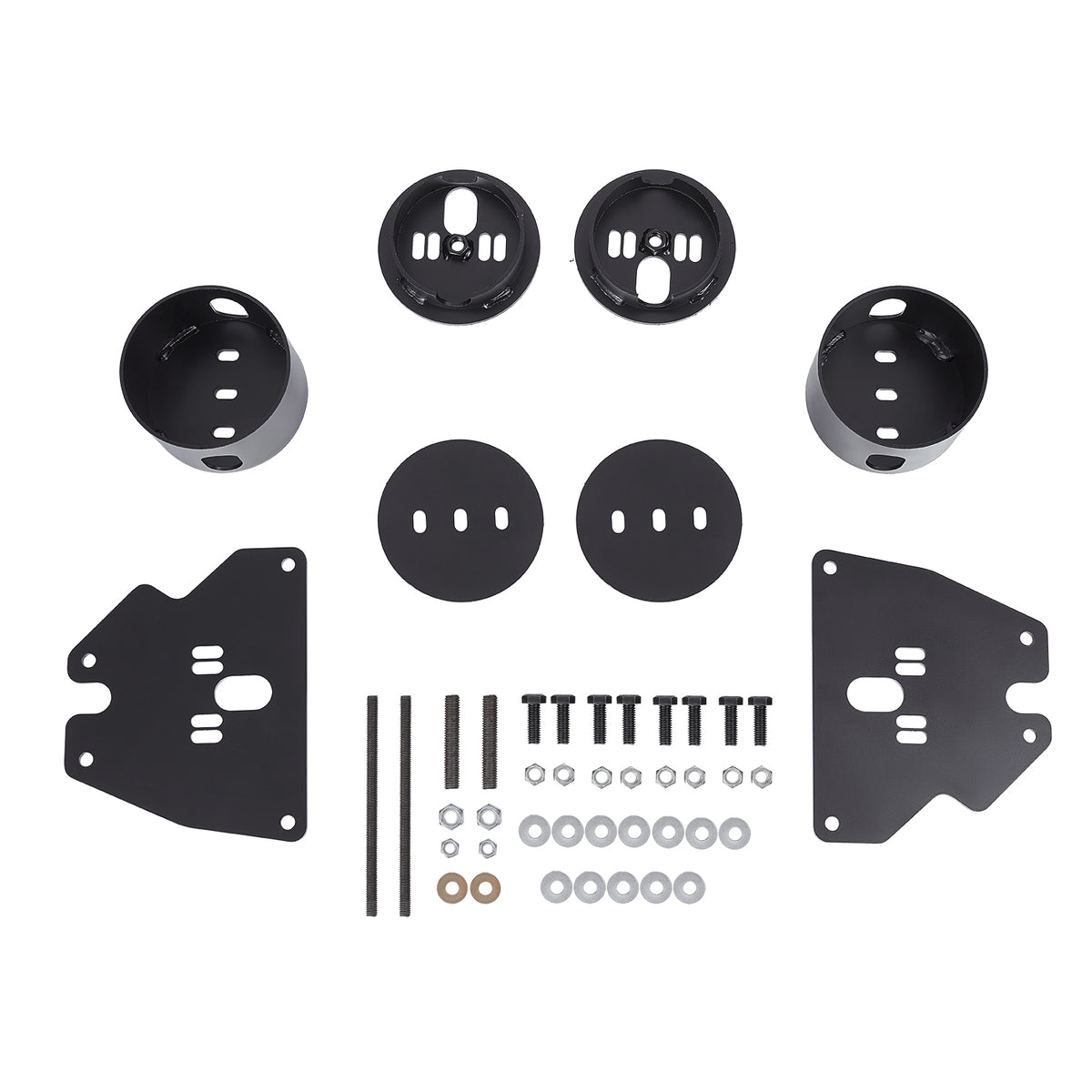 Front and Rear Bolt On Air Suspension Bracket Set - Fits GM C10 C20 1963-1972