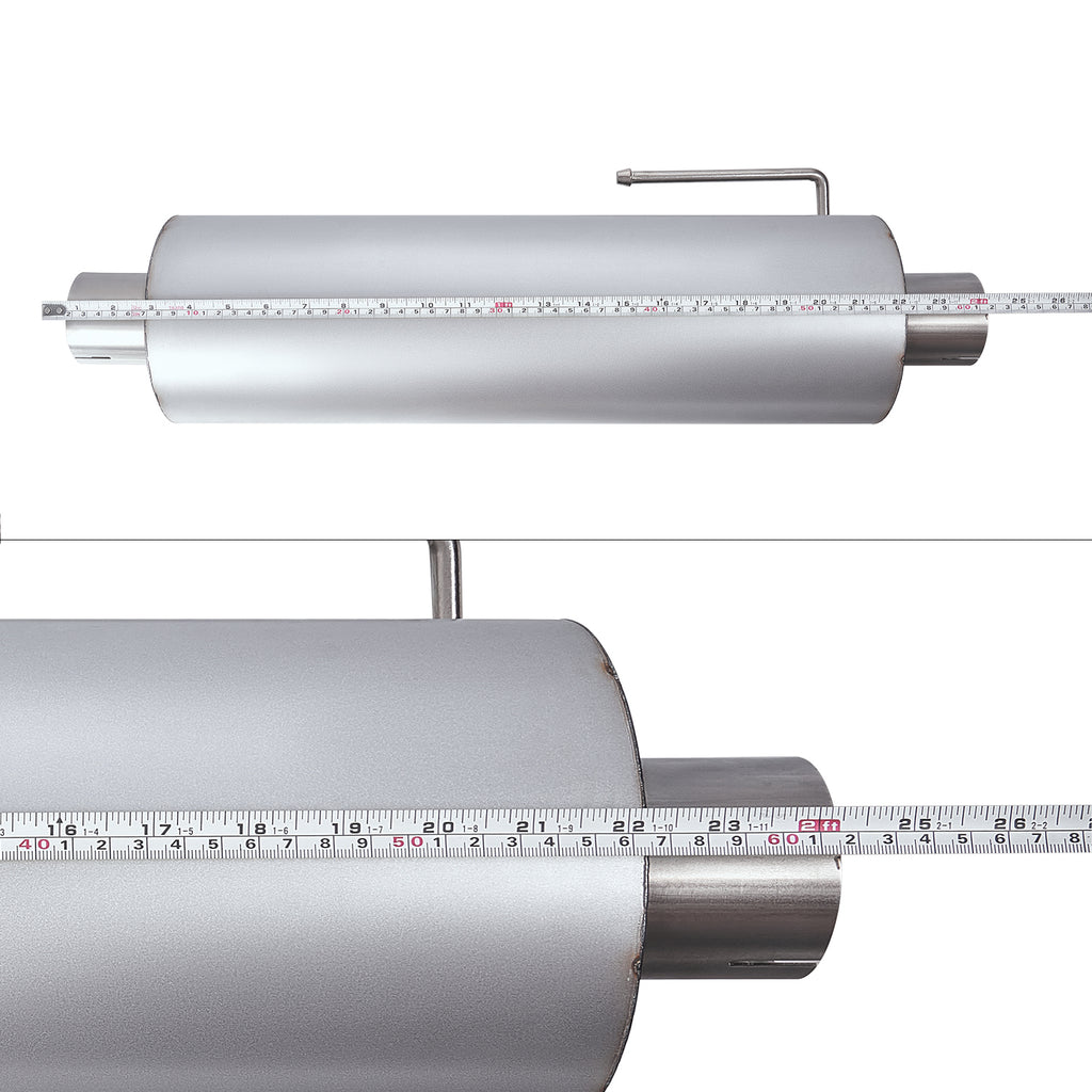 Stainless Steel Cat-Back Exhaust System with 4.5" Polished Tip - Fits 2005–2015 Toyota Tacoma 4.0L V6 Pickup Truck