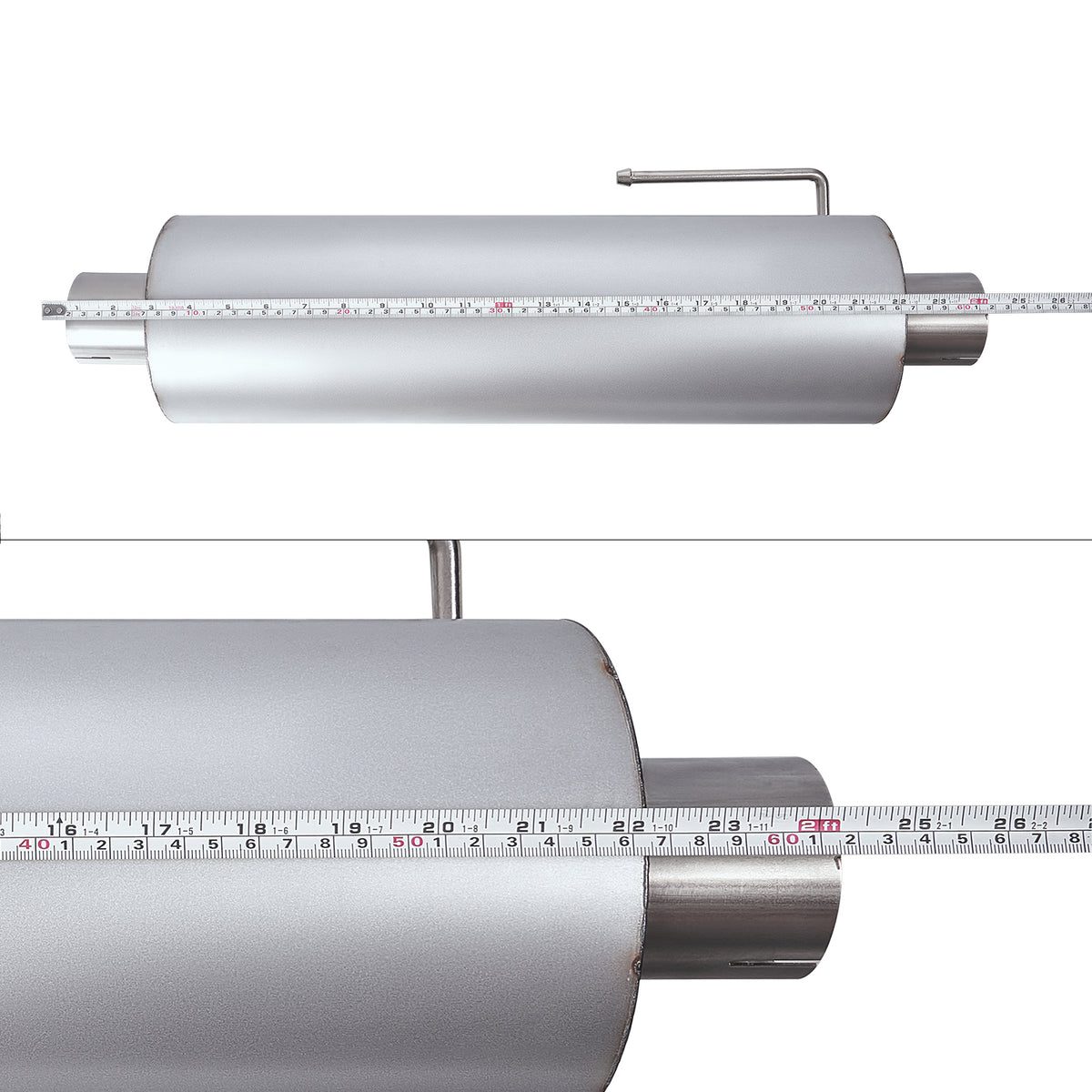 Stainless Steel Cat-Back Exhaust System with 4.5" Polished Tip - Fits 2005–2015 Toyota Tacoma 4.0L V6 Pickup Truck