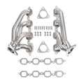 1-5/8" Polished Stainless Steel Shorty Exhaust Headers - Fits 2014–2015 Chevy GMC 5.3L 6.2L V8 Trucks and SUVs