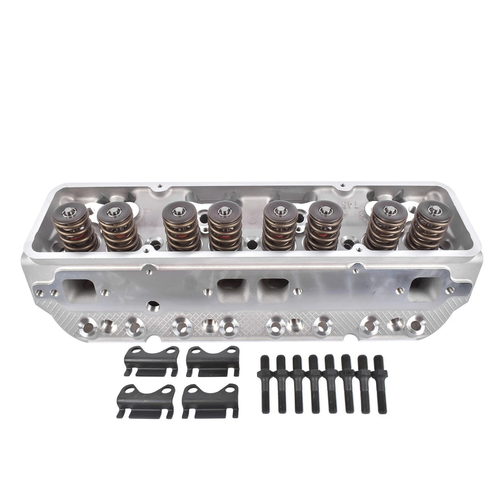 190cc Aluminum Cylinder Head Assembly - Fits Chevrolet 327 350 383 Small Block V8