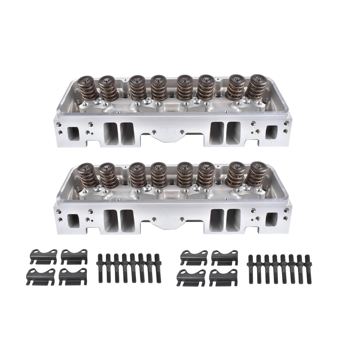 190cc Aluminum Cylinder Head Assembly - Fits Chevrolet 327 350 383 Small Block V8