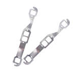Stainless Steel Exhaust Manifold Gaskets - Fits Chevy SBC 283 302 305 V8 Engines