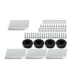 Black Finned Aluminum Valve Covers with Internal Baffles - 10 Bolt Design Fits 1992+ Chrysler Dodge Magnum 5.2L 5.9L V8