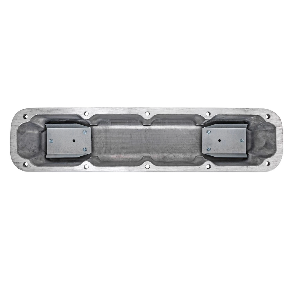 3-1/2" Polished Finned Aluminum Valve Covers - Fits 1992-Up Chrysler Magnum 5.2L 5.9L V8