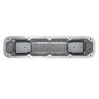 3-1/2" Polished Finned Aluminum Valve Covers - Fits 1992-Up Chrysler Magnum 5.2L 5.9L V8