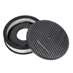 14 x 3" Black Aluminum Finned Air Cleaner - Fits Holley Edelbrock Carter Rochester 5-1/8" Carburetors