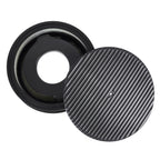 14 x 3" Black Aluminum Finned Air Cleaner - Fits Holley Edelbrock Carter Rochester 5-1/8" Carburetors