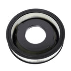 14 x 3" Black Aluminum Finned Air Cleaner - Fits Holley Edelbrock Carter Rochester 5-1/8" Carburetors