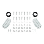 3-11/16" Polished Cast Aluminum Tall Full-Finned Valve Covers - Fits Chevy 396 402 427 Big Block V8