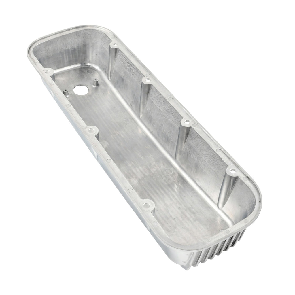 3-11/16" Polished Cast Aluminum Tall Full-Finned Valve Covers - Fits Chevy 396 402 427 Big Block V8