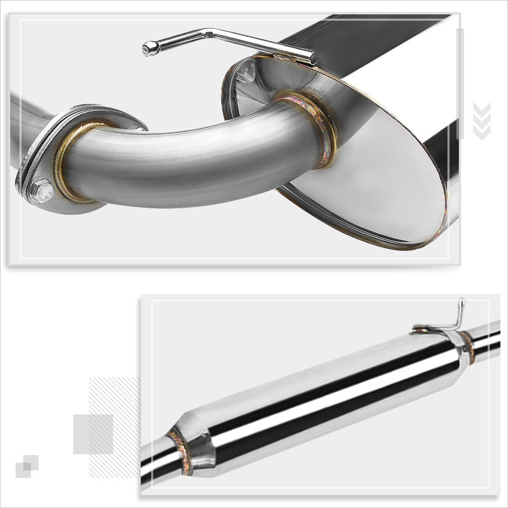 3.5" Stainless Steel Catback Exhaust System - Fits 1990–1997 Mazda Miata MX-5 NA 1.6L 1.8L