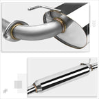 3.5" Stainless Steel Catback Exhaust System - Fits 1990–1997 Mazda Miata MX-5 NA 1.6L 1.8L