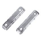 3-1/2" Polished Finned Aluminum Valve Covers - Fits 1992-Up Chrysler Magnum 5.2L 5.9L V8