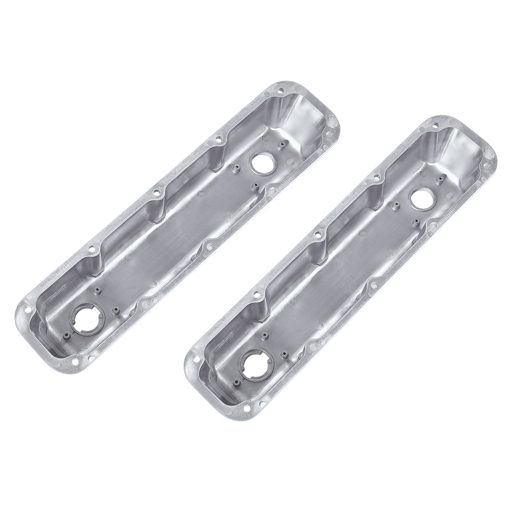 3-1/2" Polished Finned Aluminum Valve Covers - Fits 1992-Up Chrysler Magnum 5.2L 5.9L V8