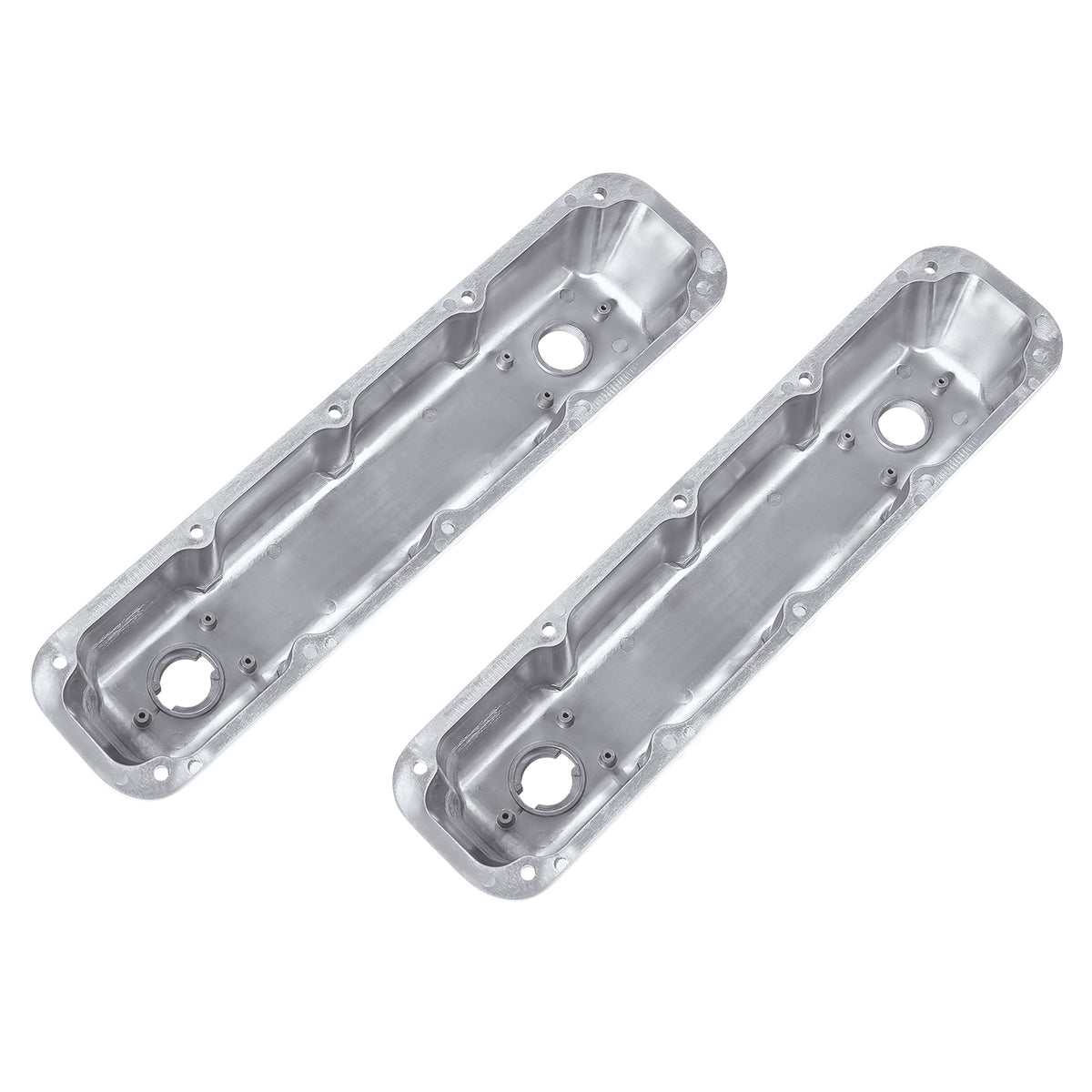 3-1/2" Polished Finned Aluminum Valve Covers - Fits 1992-Up Chrysler Magnum 5.2L 5.9L V8