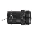 Black 6-Groove SD7 7176 Style A/C Compressor with Clutch - Fits Universal R134a A/C Systems