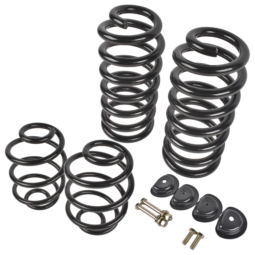 3" Front and 5" Rear Lowering Spring Kit with Retainers - Fits 1960–1972 Chevy C10 GMC C15 Trucks