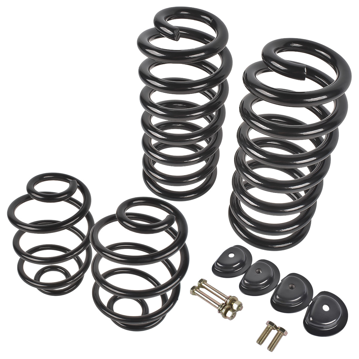 3" Front and 5" Rear Lowering Spring Kit with Retainers - Fits 1960–1972 Chevy C10 GMC C15 Trucks