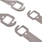 Stainless Steel Exhaust Manifold Gaskets - Fits Chevy SBC 283 302 305 V8 Engines