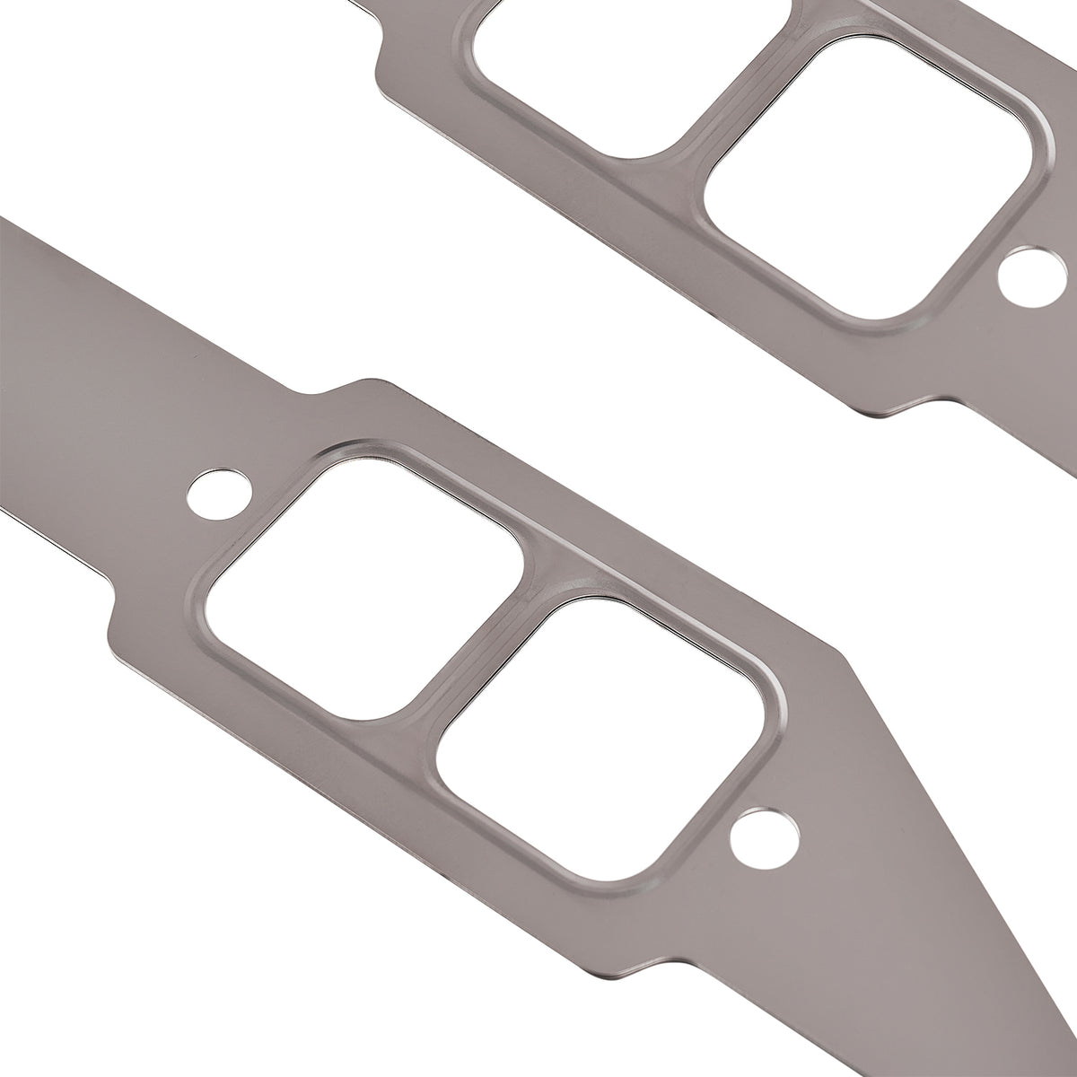 Stainless Steel Exhaust Manifold Gaskets - Fits Chevy SBC 283 302 305 V8 Engines
