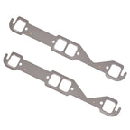 Stainless Steel Exhaust Manifold Gaskets - Fits Chevy SBC 283 302 305 V8 Engines