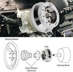 Steering Wheel Hub Adapter - Fits GM-Style Steering Column Splines