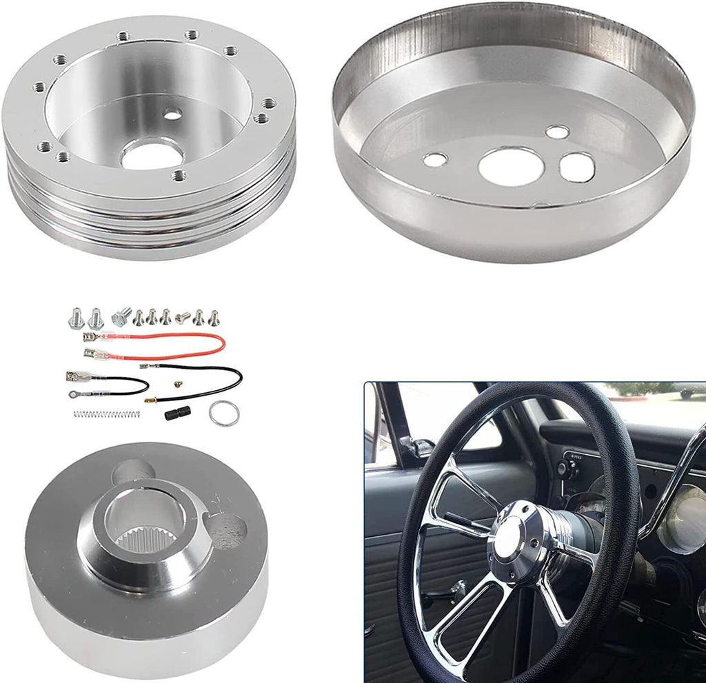 Steering Wheel Hub Adapter - Fits GM-Style Steering Column Splines