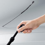 19" Black Flexible Stainless Steel Engine Oil Dipstick - Fits 1955-1979 Small Block Chevy V8 Engines
