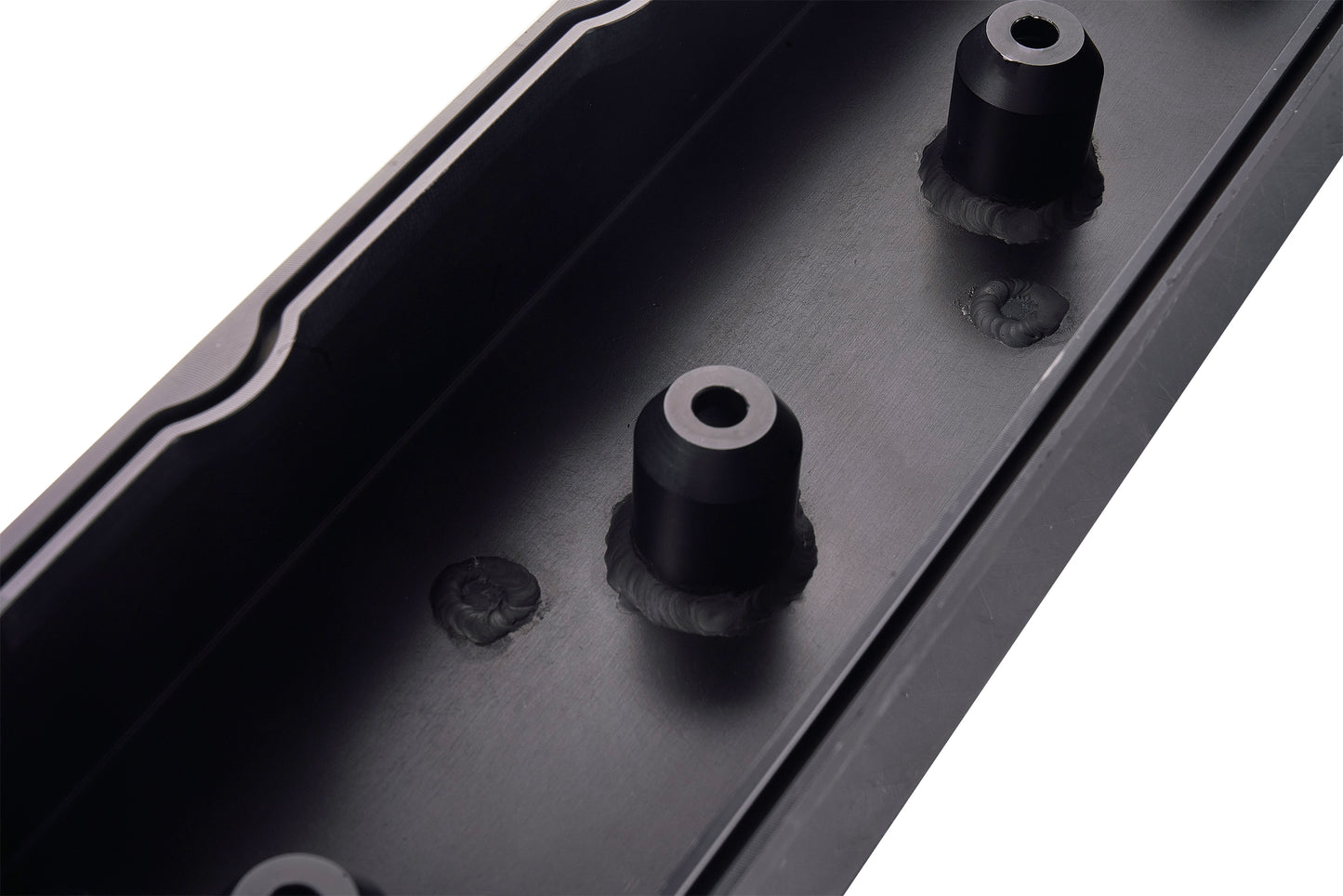 Fabricated Aluminum Valve Covers for Chevy LS Engines – w/ Coil Mounts, Clear/Black/Polished/Anodized（PVC8553BK）