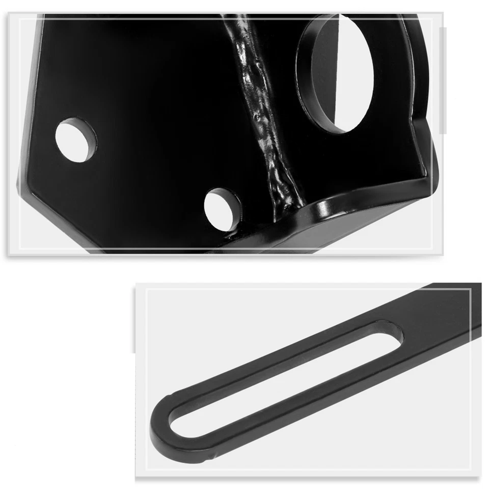 Power Steering Pump & Motor Mount Bracket – Fits 1955–1957 Chevy Bel Air/150/210 | Black Steel OE-Style (DH003))