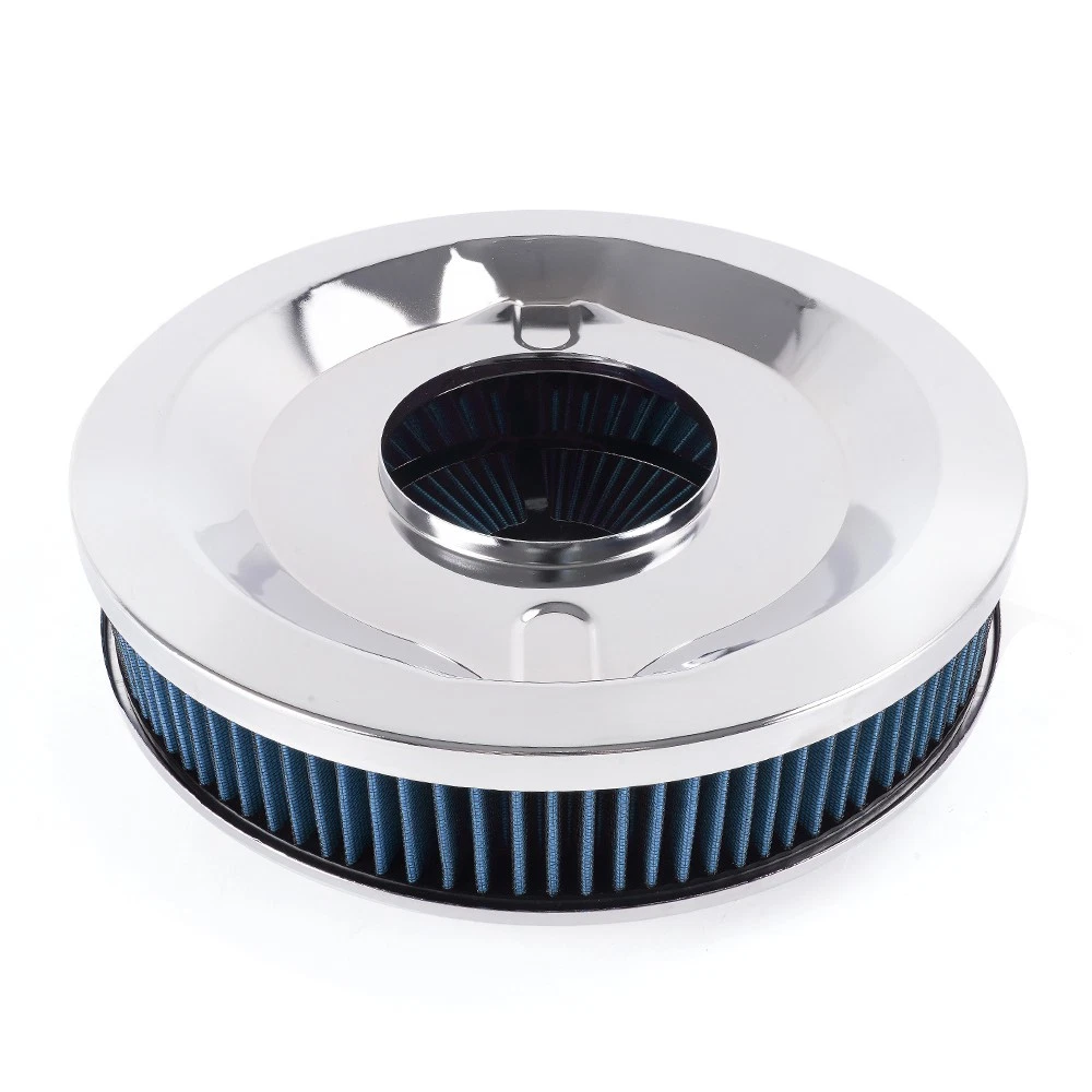 14" x 3" Round Super Flow Air Cleaner Washable Element Recessed Base（4330CBL）