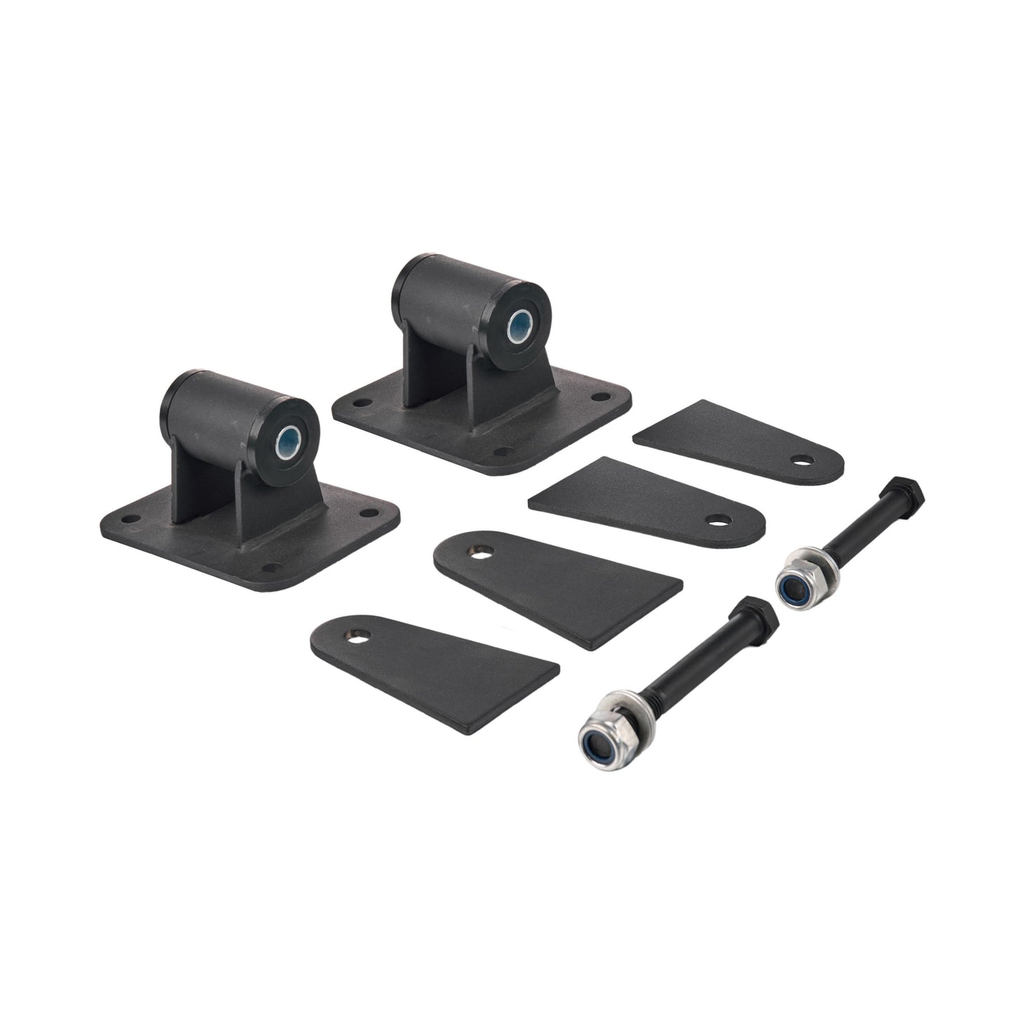Universal LS Engine Swap Mount Kit for LS1 LS2 LS3 LS6 LS7 – Steel Motor Mounts, Black Finish