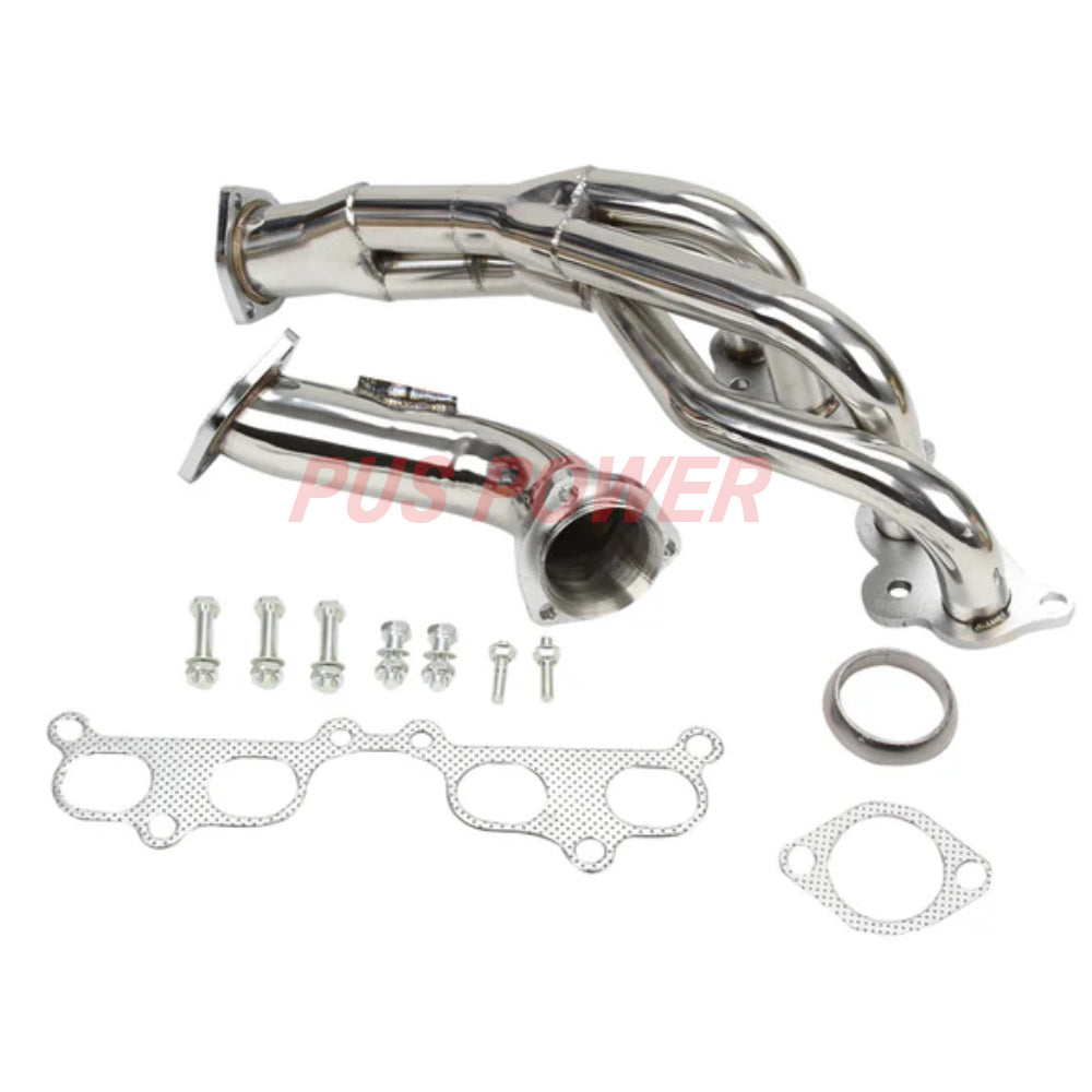 Mirror Polished 304 Stainless Steel Exhaust Header - Fits 1995-2001 Toyota Tacoma 2.4L 2.7L L4