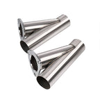 3 Inch Dual Y Pipe Electric Exhaust Cutout Valve Control Kit - Fits Universal 3" Exhaust System