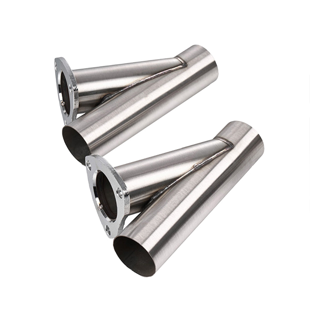 3" Dual Electric Exhaust Valve Control Valve Y Pipe Motor Kit with Manual Switch（AH001）