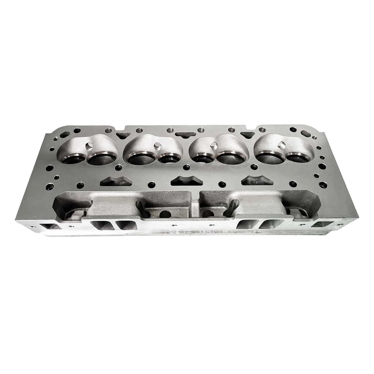 SBC 200cc Aluminum Cylinder Head for Chevy 302 327 350 383 400 | 64cc Chamber | Angle Plug | Square Port | Bare（PCH-SBC350-AP)