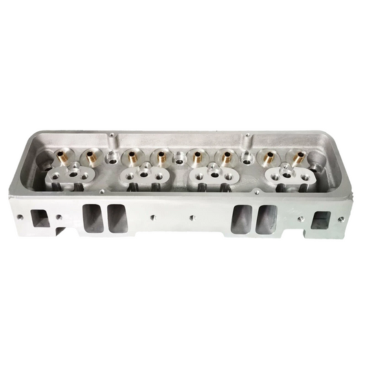 SBC Aluminum Cylinder Head – 200cc Intake, 64cc Chamber, Straight Plug, 23° Angle – Fits Chevy 302/327/350/383/400(PCH-SBC350-SP)
