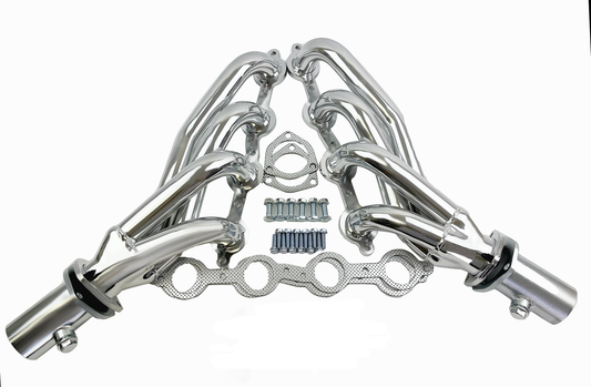 LS Swap Shorty Headers for S10 Blazer GMC Sonoma | LS1 LS2 LS3 5.3L 6.0L V8 | Ceramic Coated