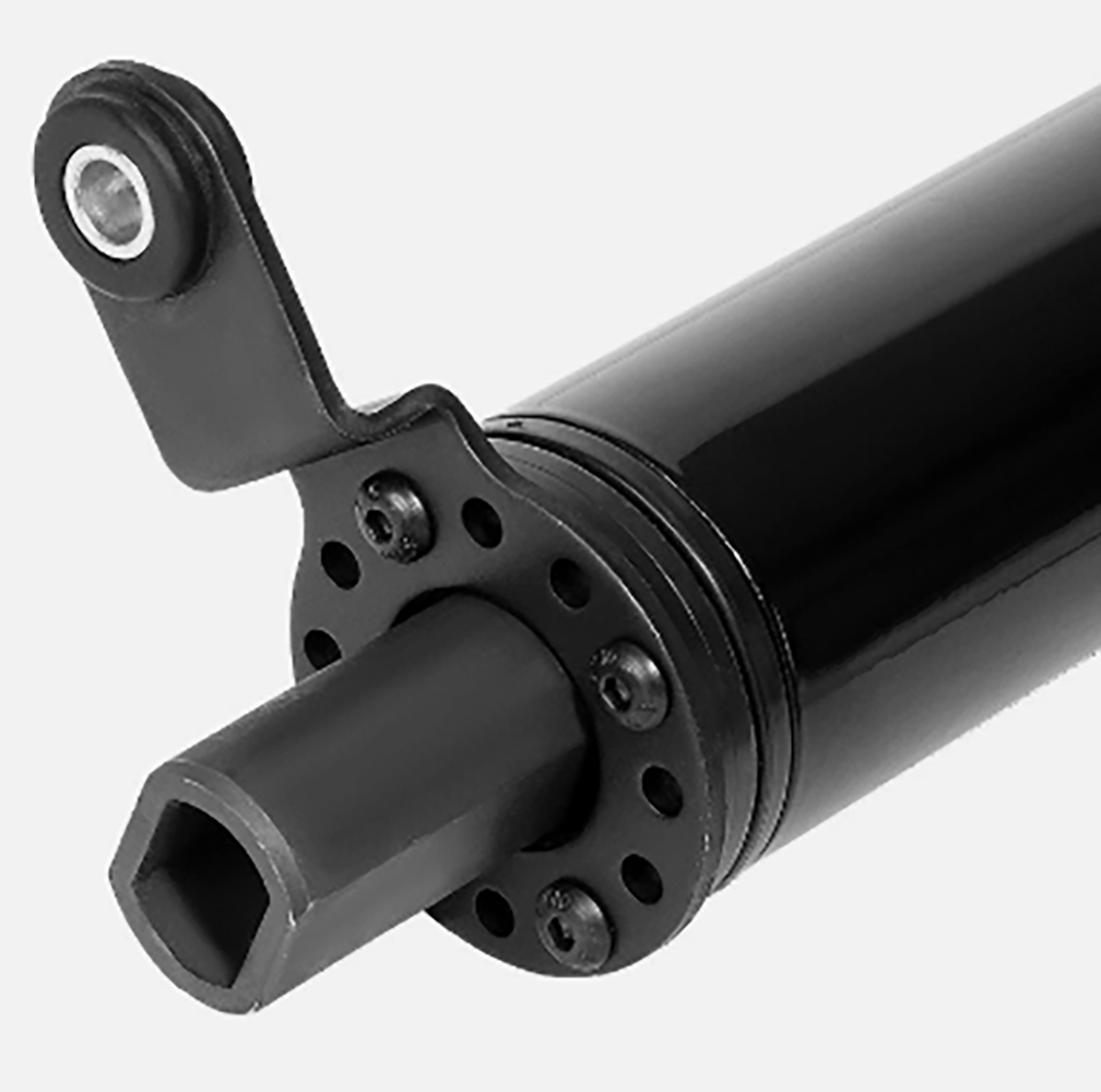 28" Black Stainless Steel Tilt Steering Column - Fits 1955-1959 Chevy GMC Trucks Automatic Floor Shift