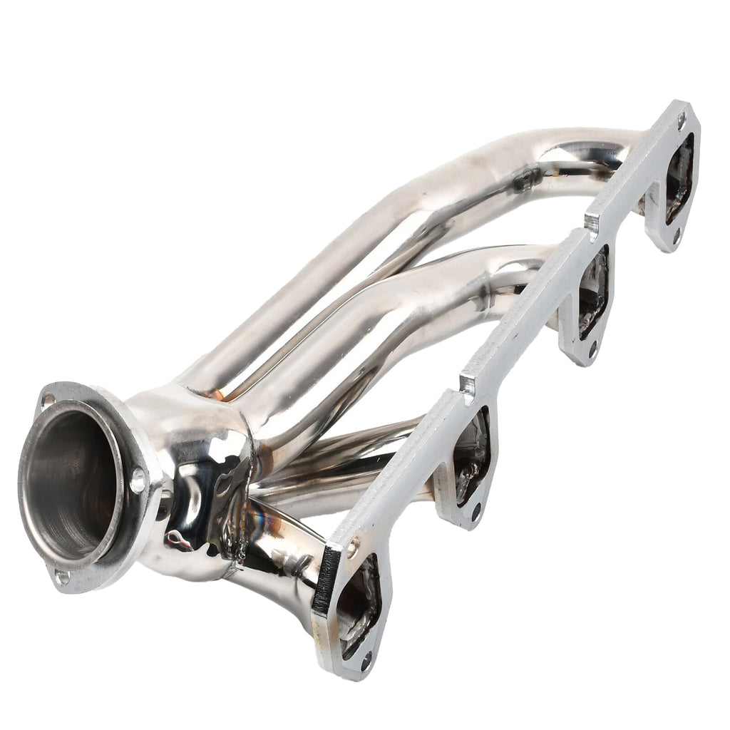 T-304 Stainless Steel Shorty Hugger Exhaust Headers - Fits Ford Big Block FE 330 360 390 V8